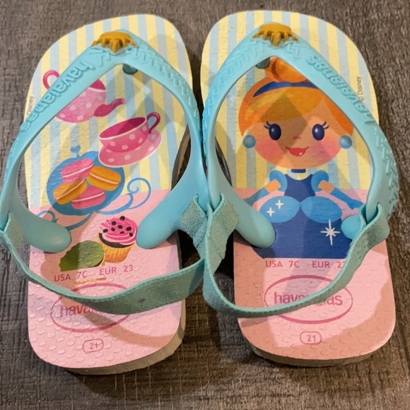 Havaianas Fairy Princess Flip Flops toddler size 2t - Picture 5 of 6